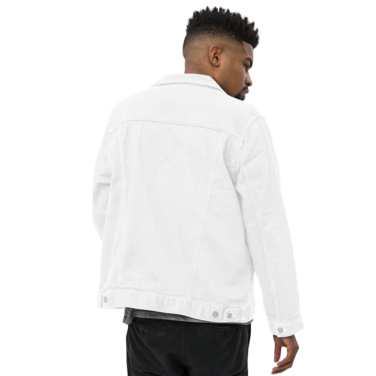 White denim jacket